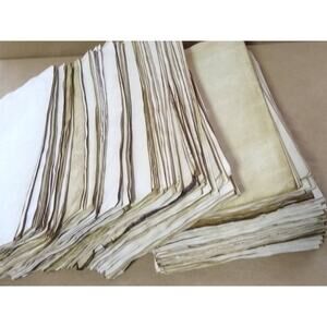 100 Coffee Dyed 8.5"x14" Papers, Hand Dyed Papers, Junk Journal Supply